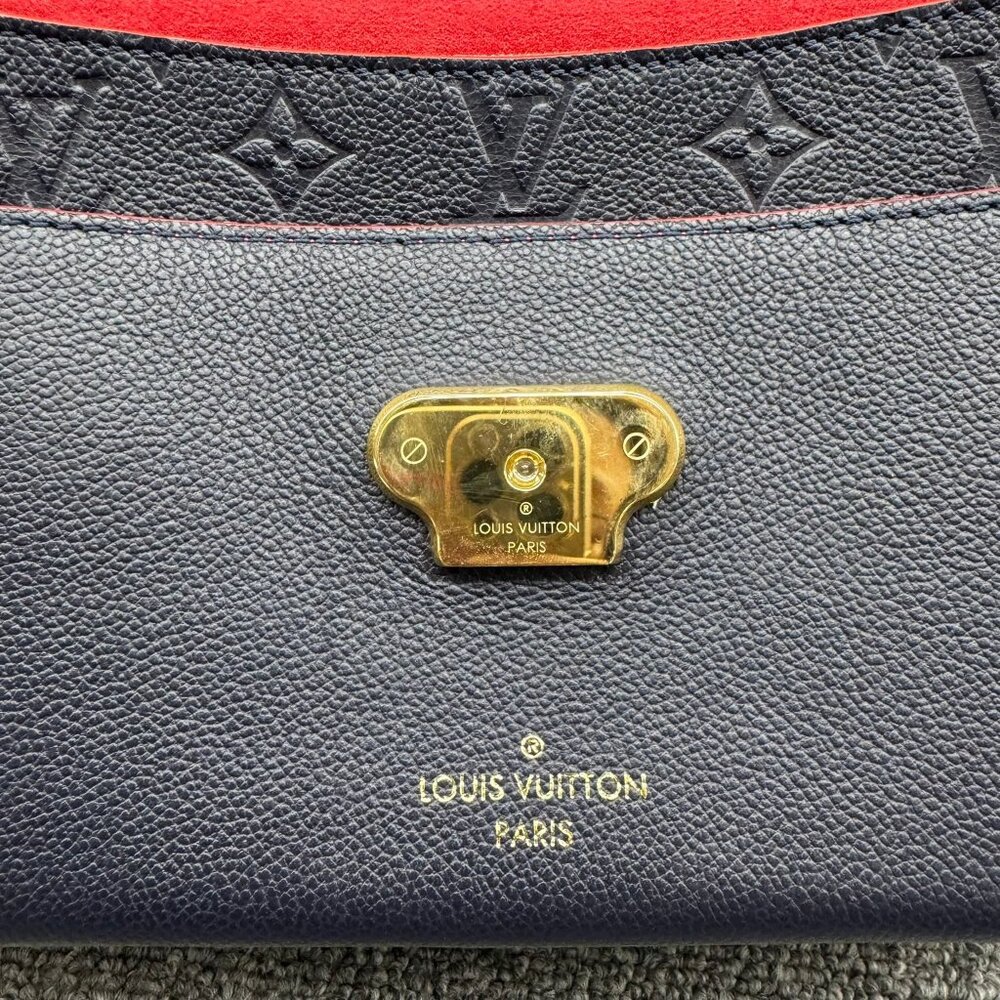 Louis Vuitton Vavin Navy Monogram Leather Shoulder Bag 1350-062825 - Picture 11 of 15